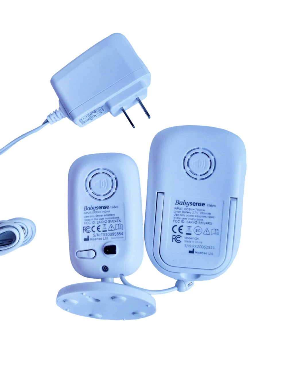 Babysense V24-US 2.4" LCD Display Video Baby Monitor with 1 Digital Camera