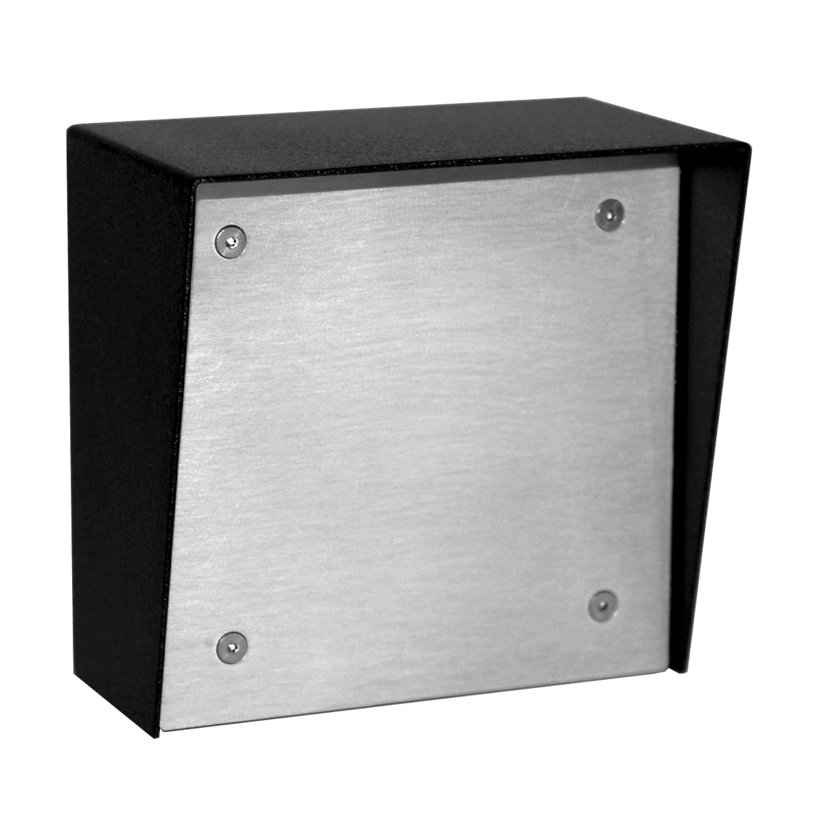Viking Electronics VE-5x5-PNL Black Surface Box 5x5 with Blank Aluminum Panel