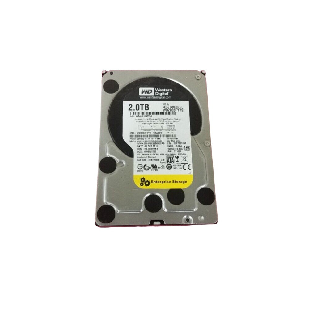 Western Digital WD2003FYYS-36W0B0 RE4 Raid Edition 2TB 3.5" SATA Internal Hard Drive