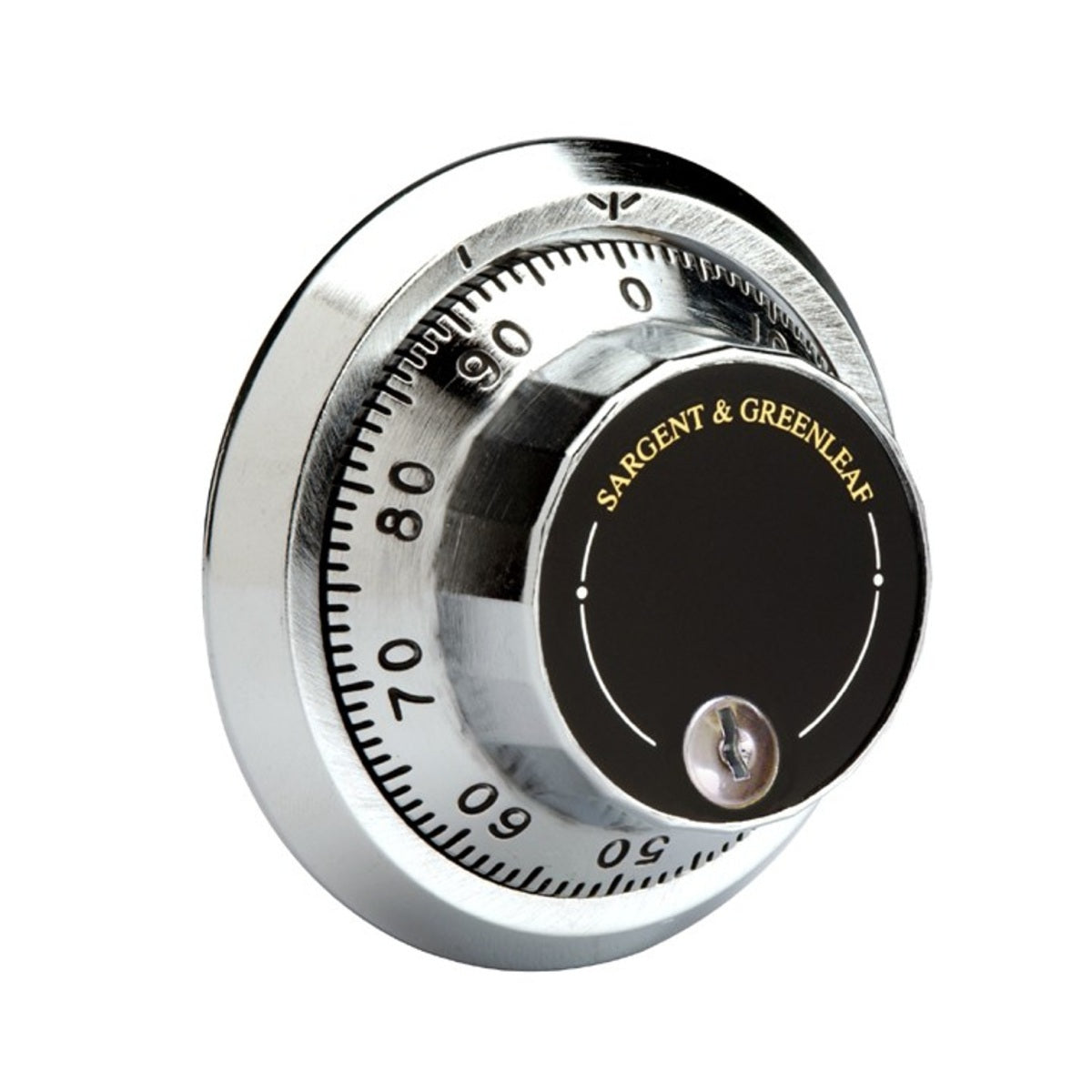 Sargent and Greenleaf D690-012 Front Reading Key Lock Satin Chrome