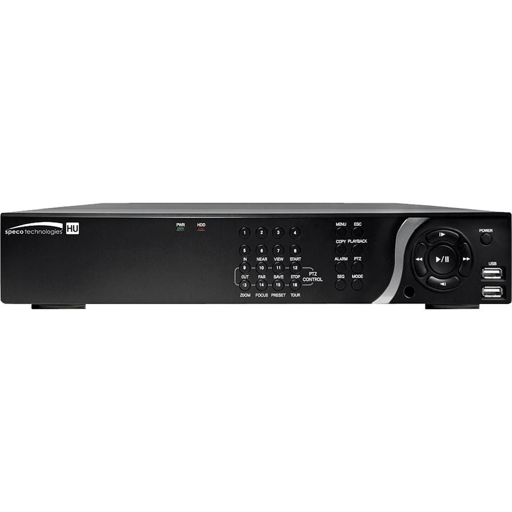 Speco Technologies D8HU3TB 4K HD-TVI 8MP 8-Channel Hybrid Digital Video Recorder