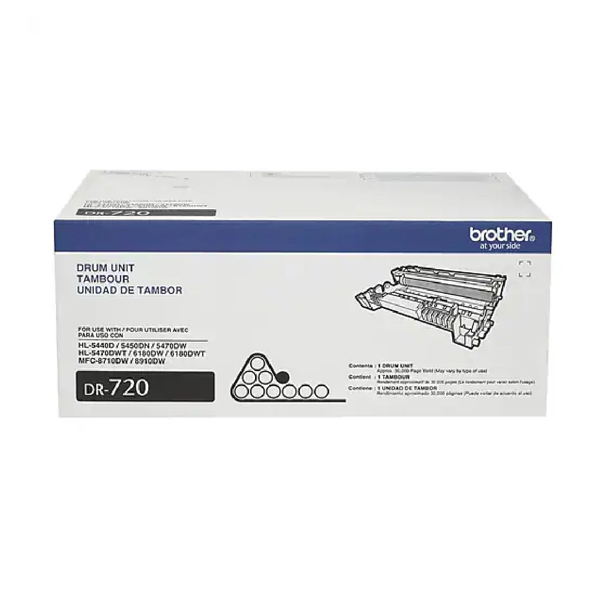 Brother DR‑720 OEM Monochrome Laser Drum Unit – Up to 30,000 Pages
