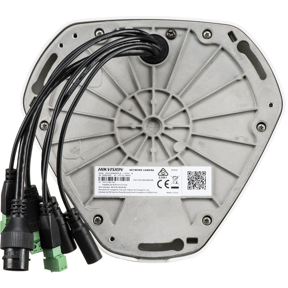 Hikvision DS-2CD6365G0E-IS 1.27mm 6MP Audio Fisheye IP Network Security Camera