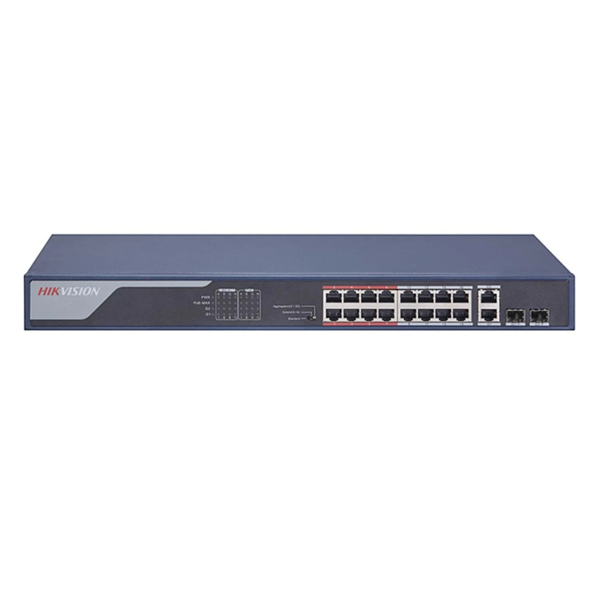 Hikvision DS-3E0318P-E2 16-Port 100 Mb/s PoE-Compliant Unmanaged Network Switch