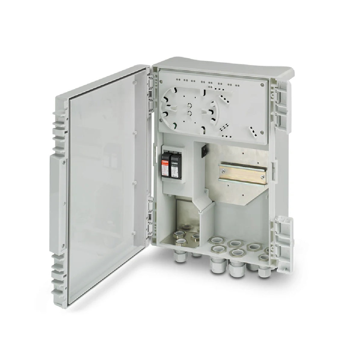 EtherWAN EASYPOEBOX2F EasyPoEBox Smart Surveillance & Network NEMA-Rated Cabinet with Managed PoE Switch