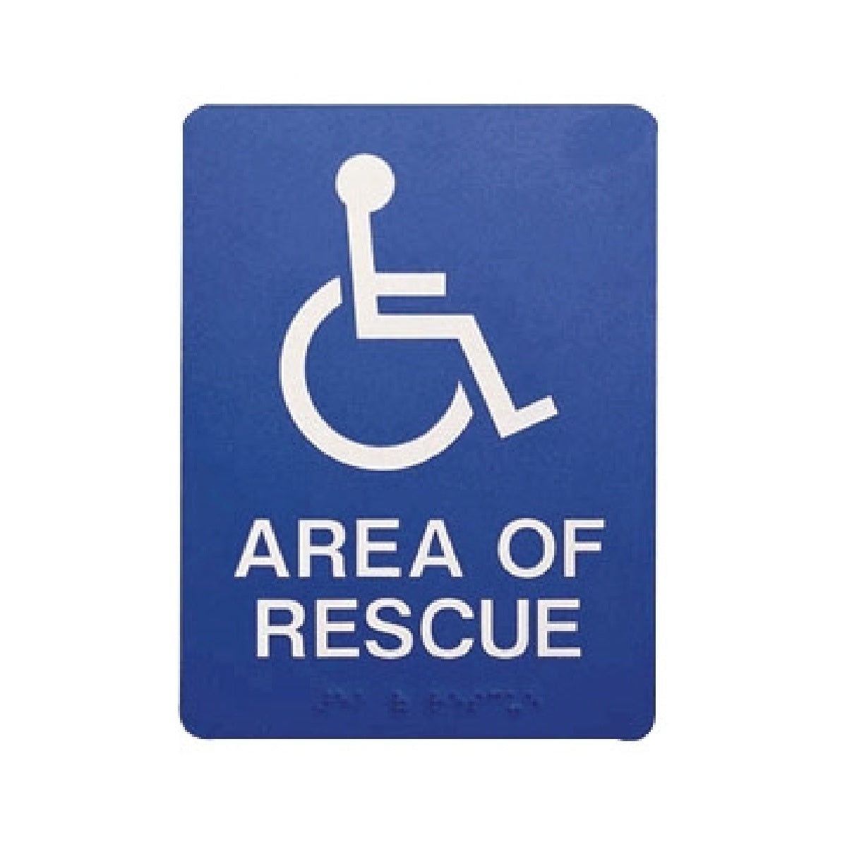 Talk-A-Phone ETP-SIGN Self Adhesive Area of Rescue Sign