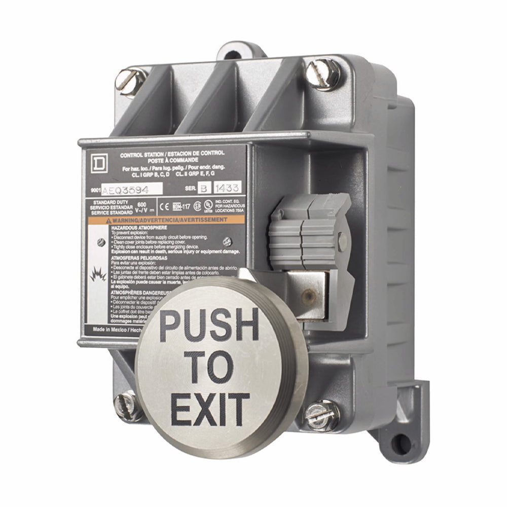 Alarm Controls EXP-2 Latching Action Switch, PUSH TO EXIT