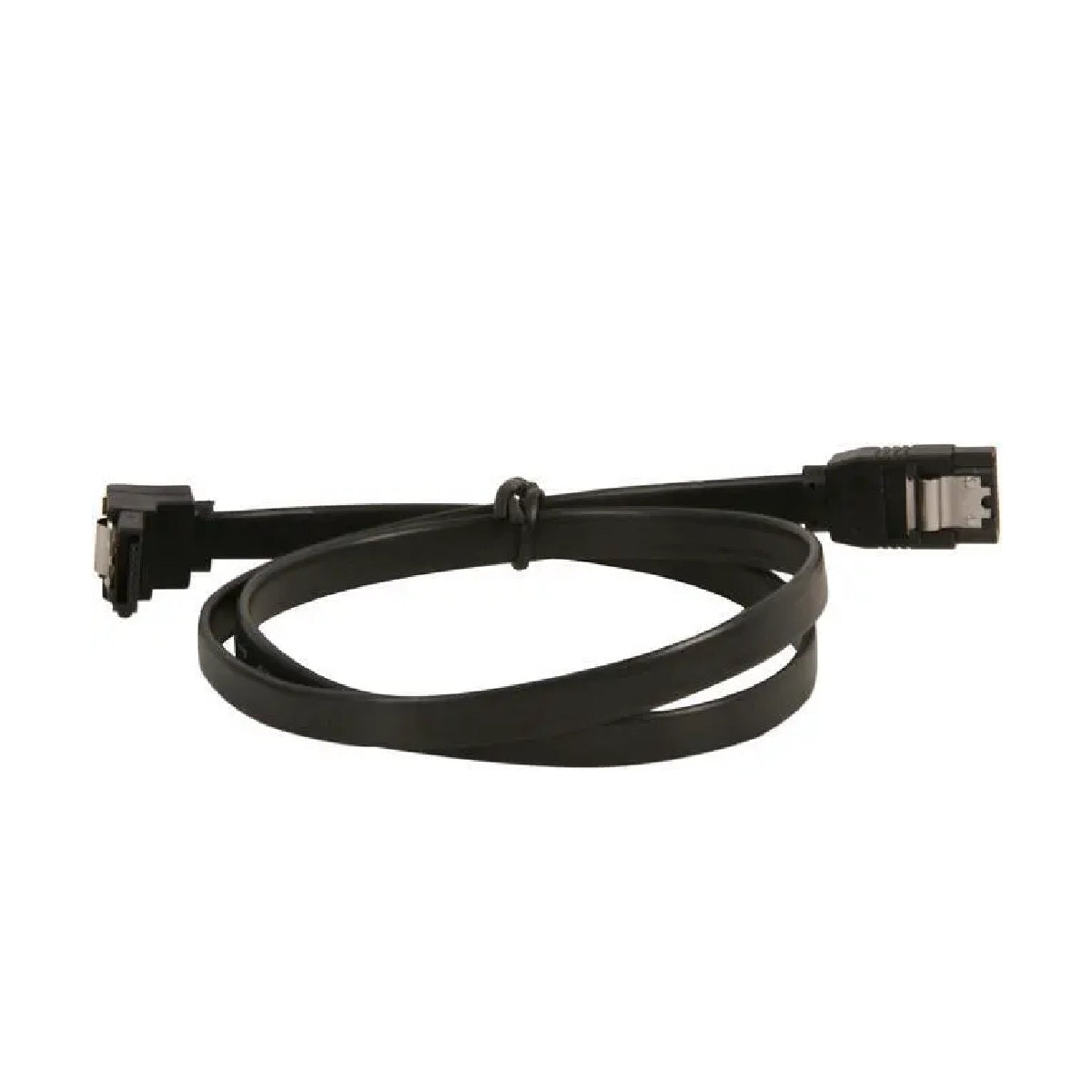 OKGEAR GC24AURM SATA III 6 Gbps Cable – 24″, Straight to Right-Angle, Metal Latch