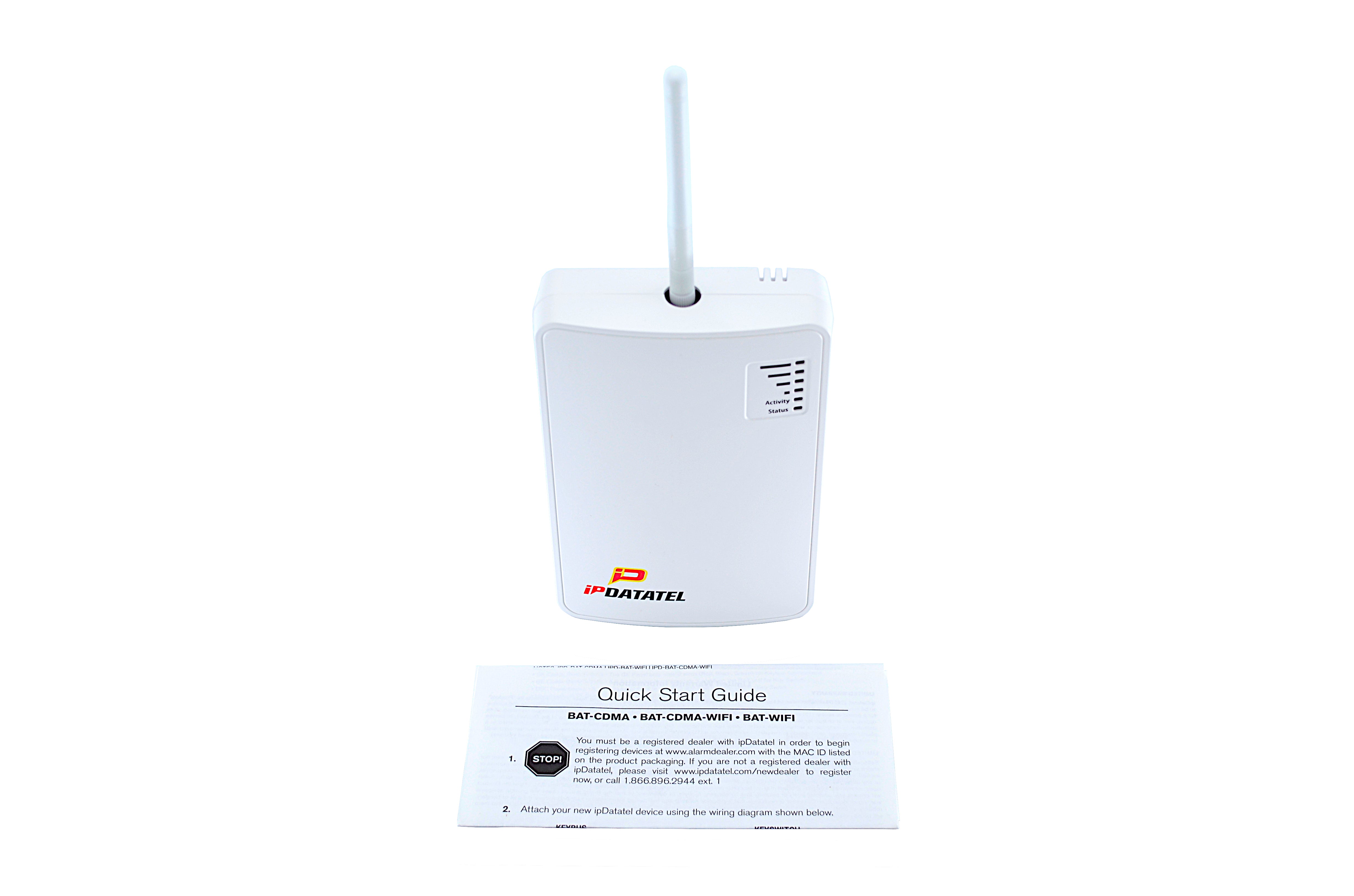 IpDatatel IPD-BAT-CDMA Universal Dual-Path WiFi/CDMA Alarm Communicator
