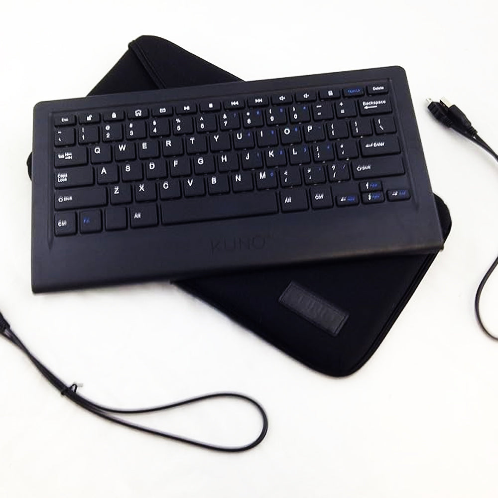 Kuno USB Keyboard 12.25" by 6.5" with Case
