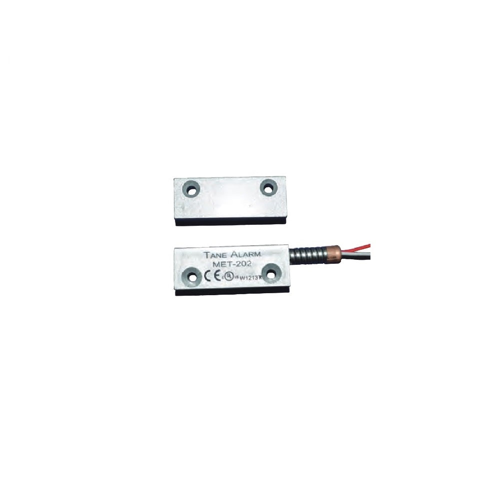 Bosch Tane MET-202C-AR SPDT Loop Surface Mount Armored Commercial Type Magnetic Contact, .74" Diameter, 1.18" Gap - Aluminum