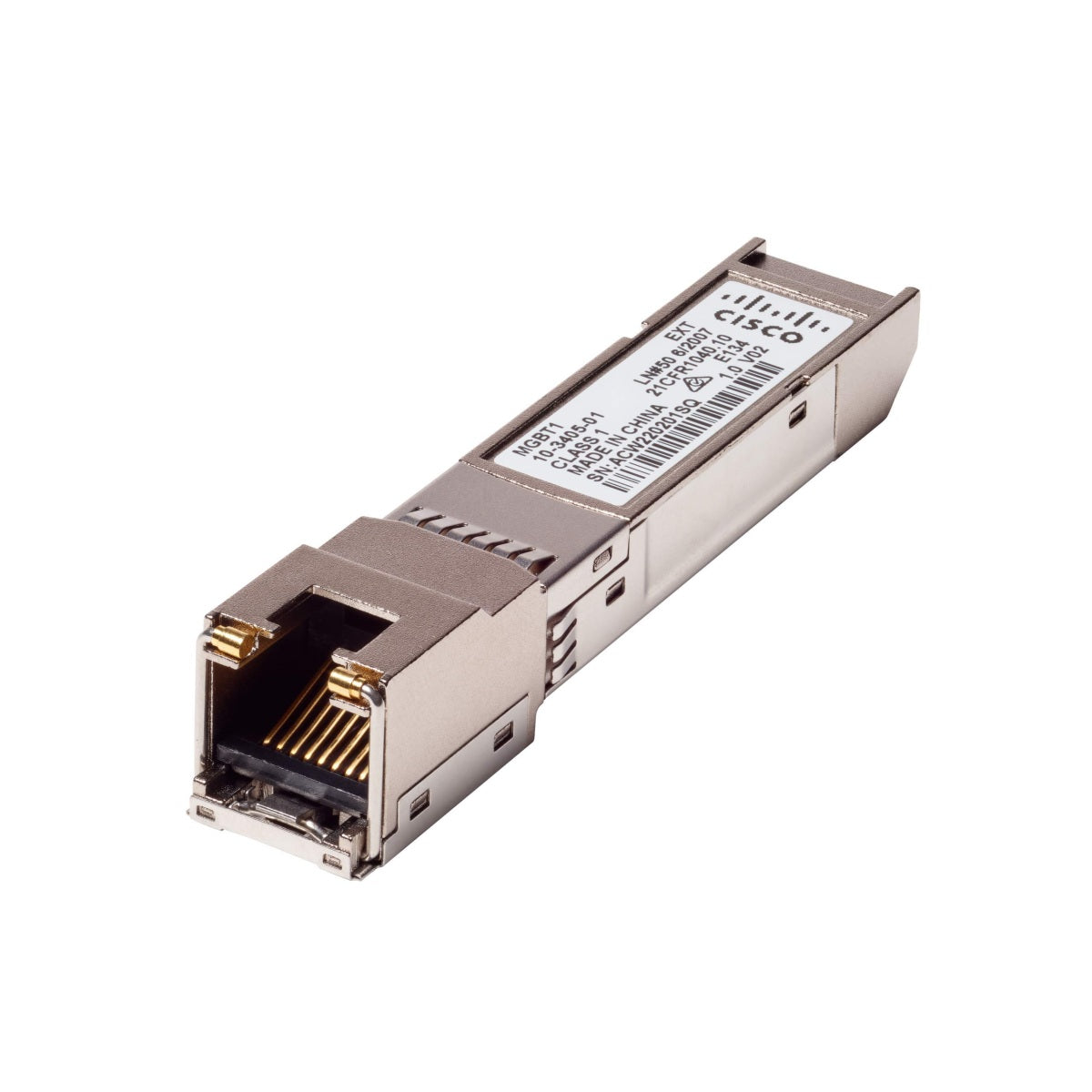 Cisco MGBT1 Gigabit Ethernet T Mini-GBIC SFP Transceiver