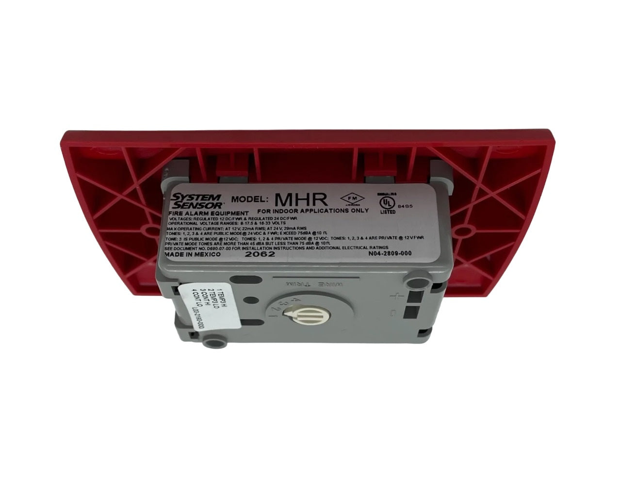 System Sensor MHR SpectrAlert Advance Mini-Horn