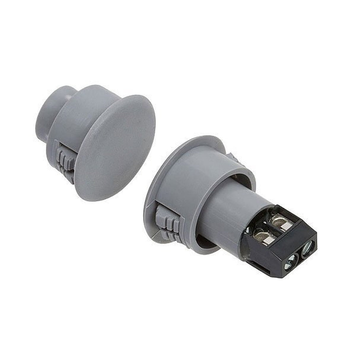 Nascom N1178CTG/ST Recessed 3/4" Stubby Terminal Switch/Magnet Set for Steel/Wood Doors