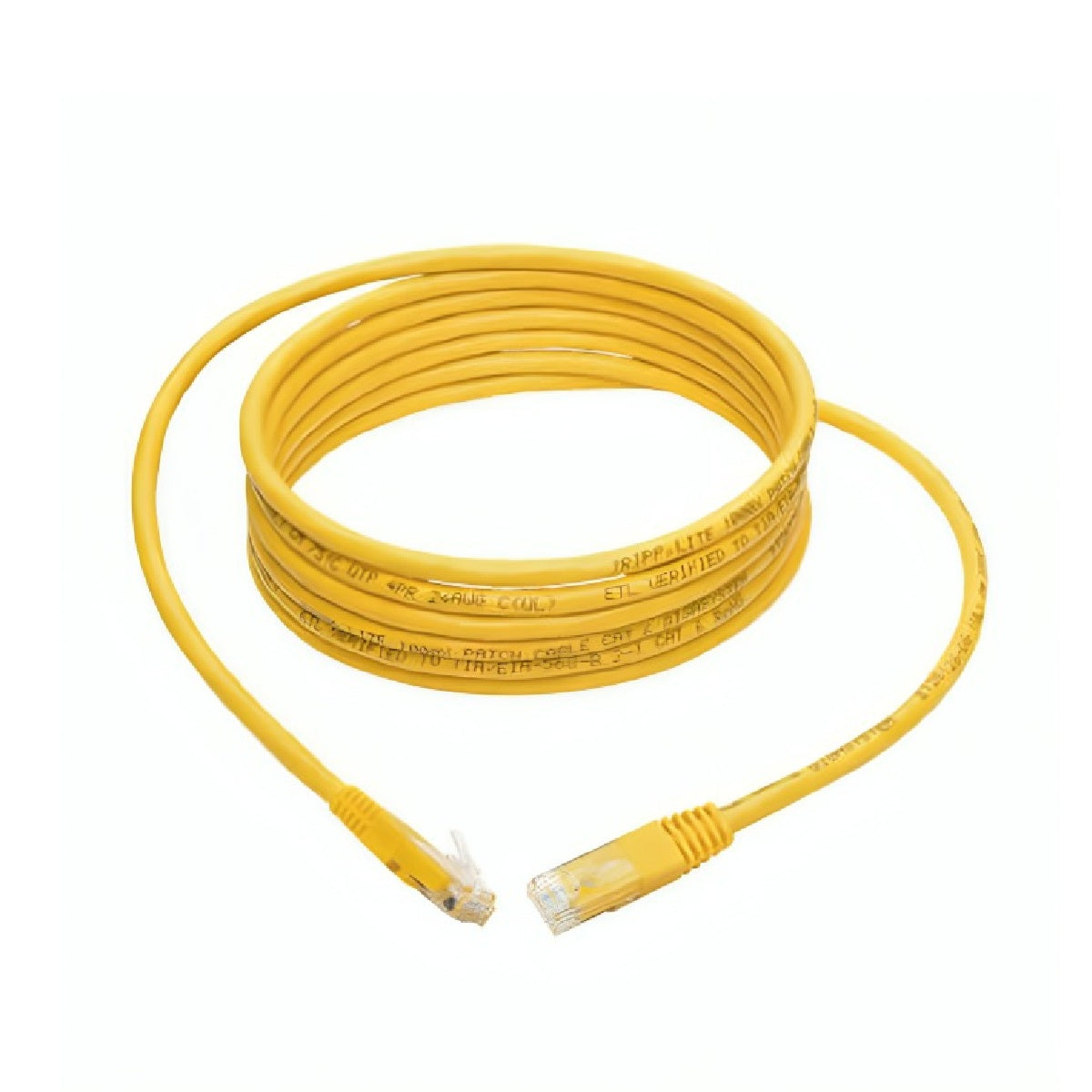 Tripp Lite N200-010-YW Cat6 Cat5e Gigabit Molded Patch Cable