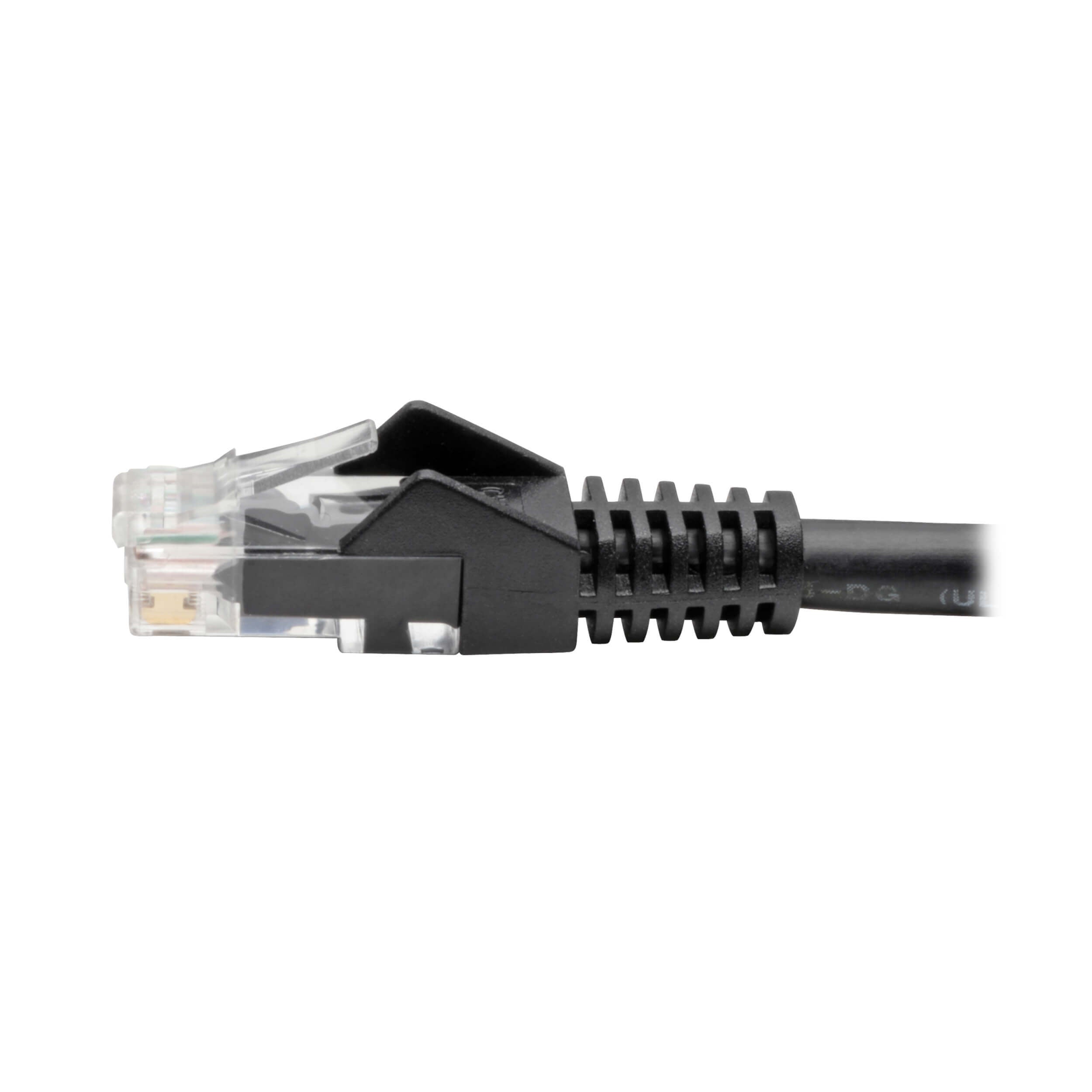 Tripp-Lite N201-007-BK 7ft. Black Cat6 Gigabit Snagless Molded Patch Cable, Pack of 8