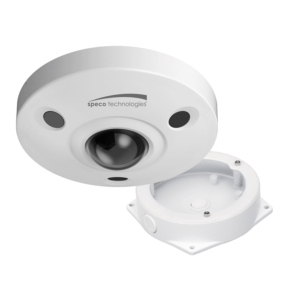 Speco O6MDP2W 6MP IR H.265 360-degree Panomorph Outdoor Dome IP Security Camera
