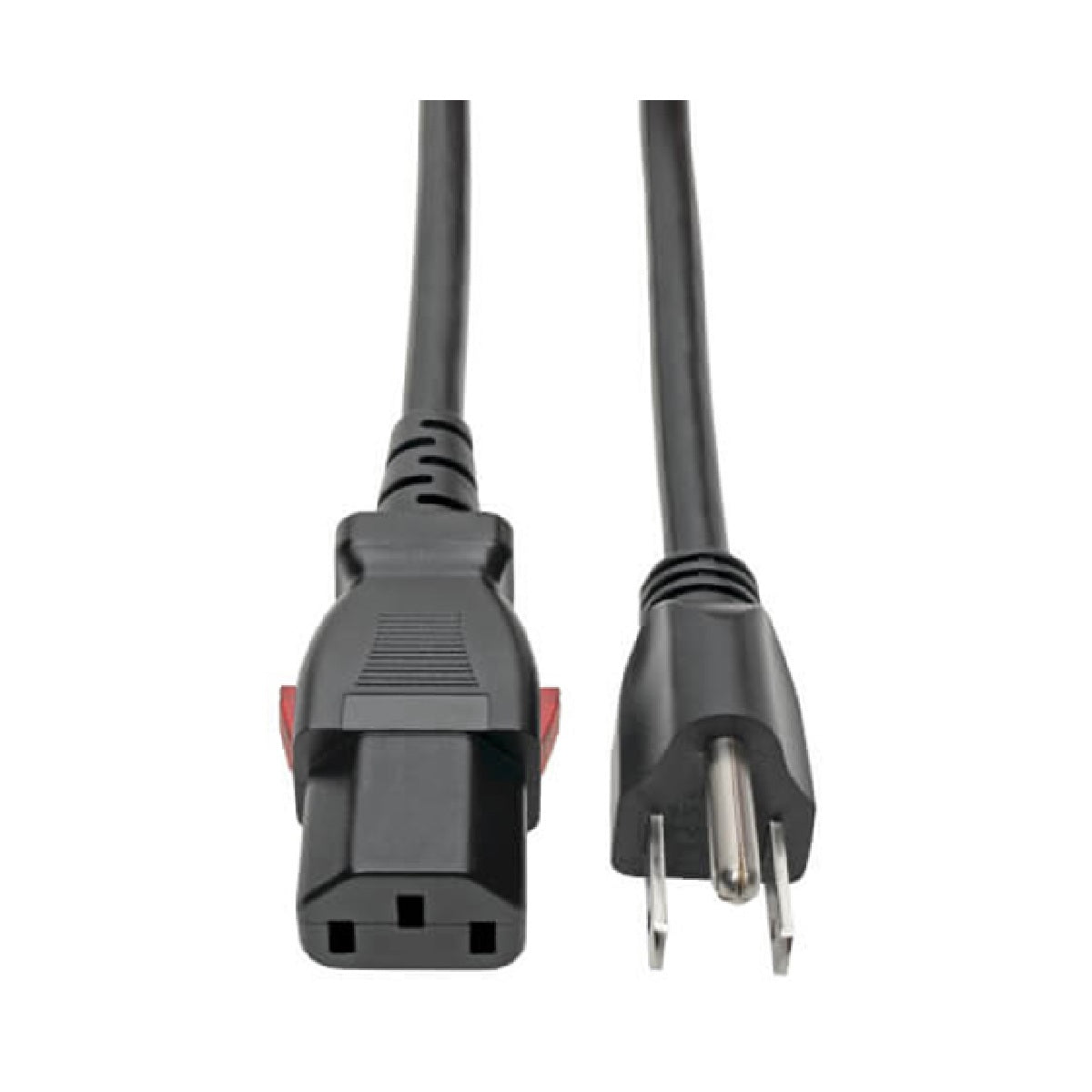 Eaton Tripp Lite P006-L06 Computer Power Cord, NEMA 5-15P to Locking C13 - 10A, 125V, 18 AWG, 6' (1.83 m)