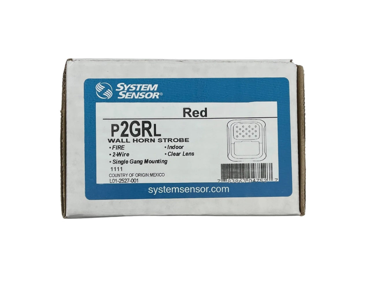 System Sensor P2GRL L-Series Compact Horn Strobe