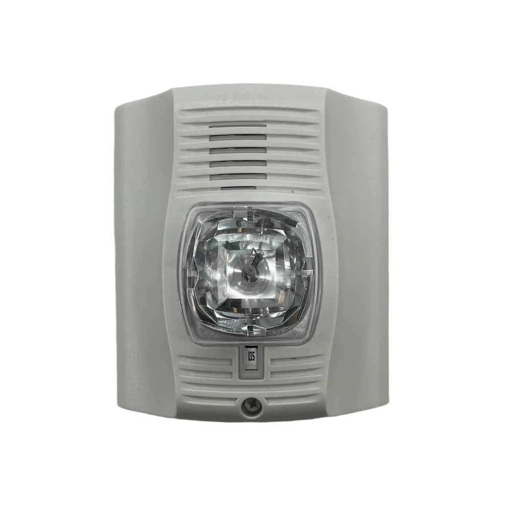 System Sensor P2WHK-P 2-Wire Outdoor Horn Strobe, High Candela, White, Wall, 12 or 24 VDC