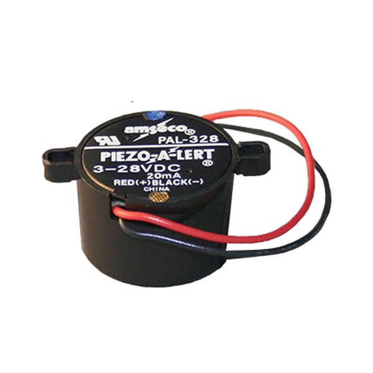 Amseco PAL-328N Piezo-A-Lert 3-28 VDC Electronic Alert Buzzer
