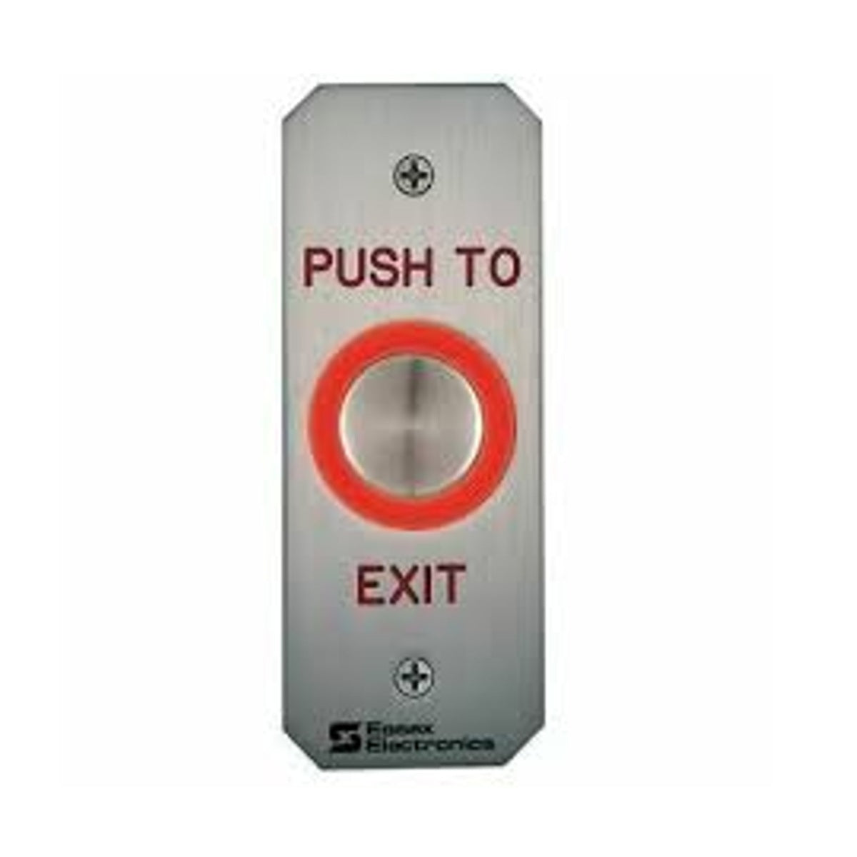 Essex PEBSSN2- Piezoelectric Switch, Push To Exit, 4 1/2 in Height, Stainless Steel, 1 in Button Dia.