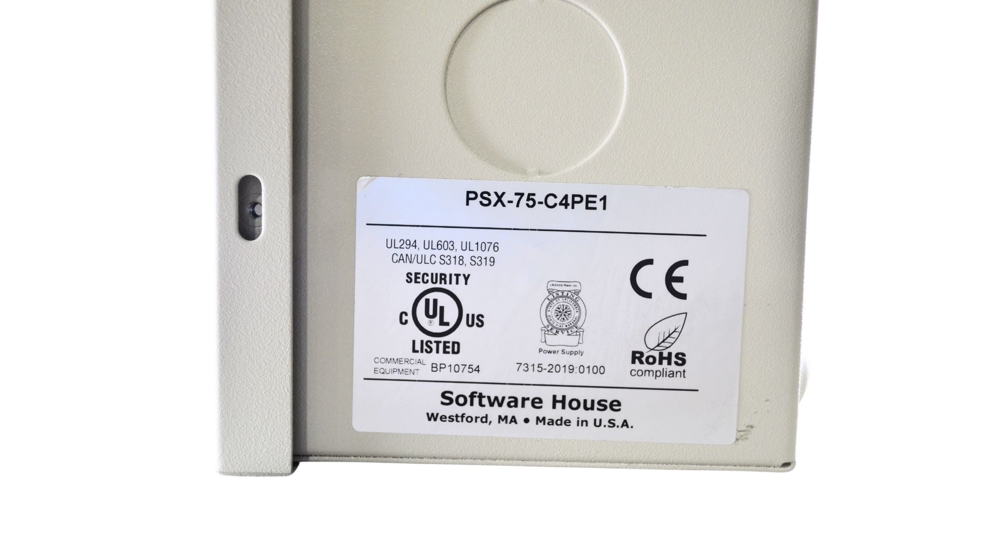 Software House PSX-75-C4PE1 single voltage power system