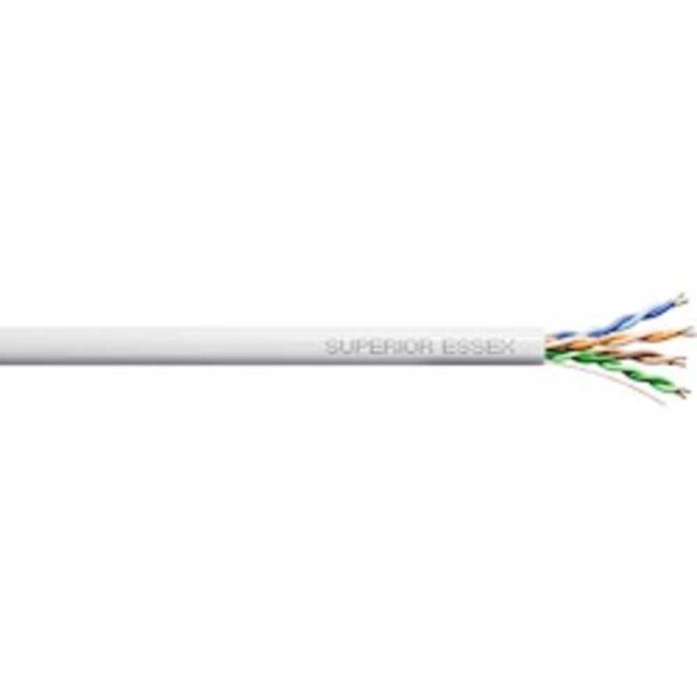 Superior Essex PW52-H46-48 PowerWise, 4 Pair, CAT5e Cable, Plenum, 1000 Feet - White