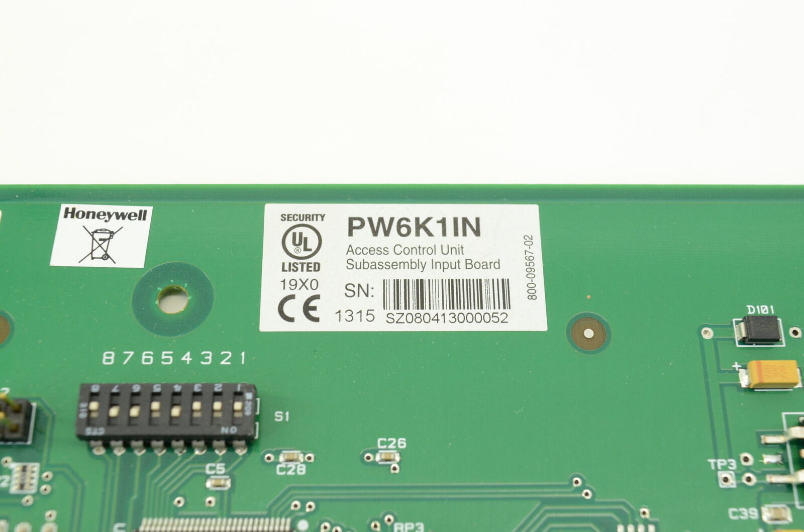 Honeywell PW6K1IN Input Module Access Control