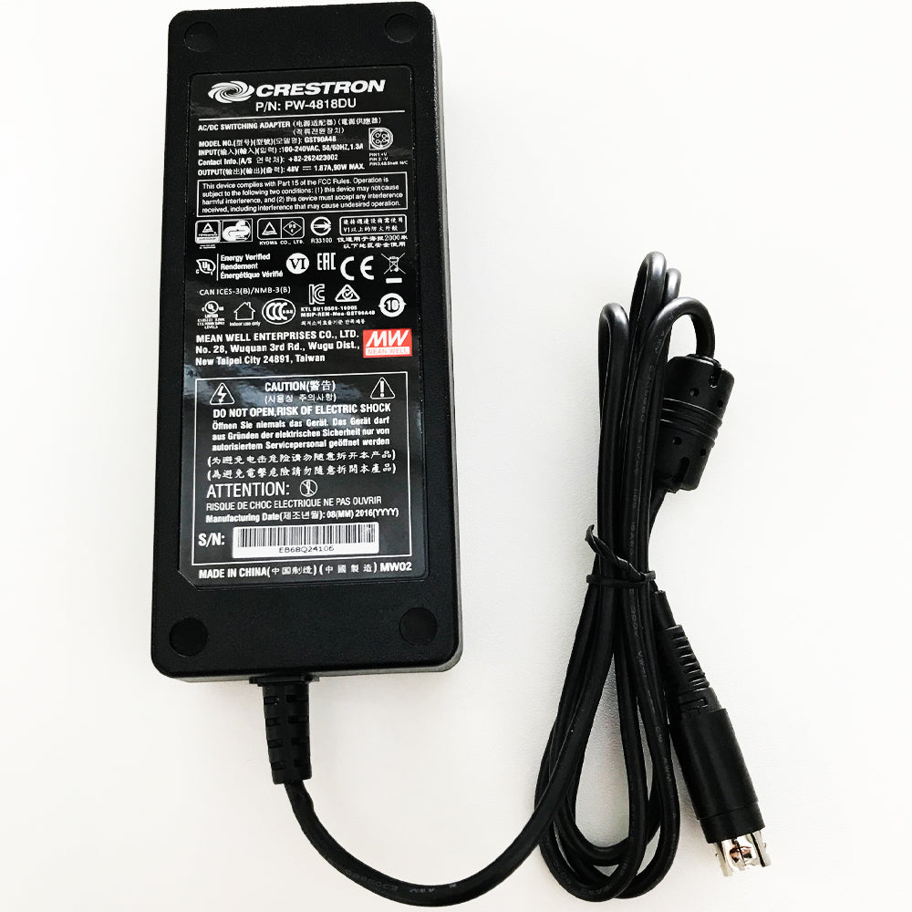 Crestron PW-4818DU 90W PoDM Power Pack for DMPS