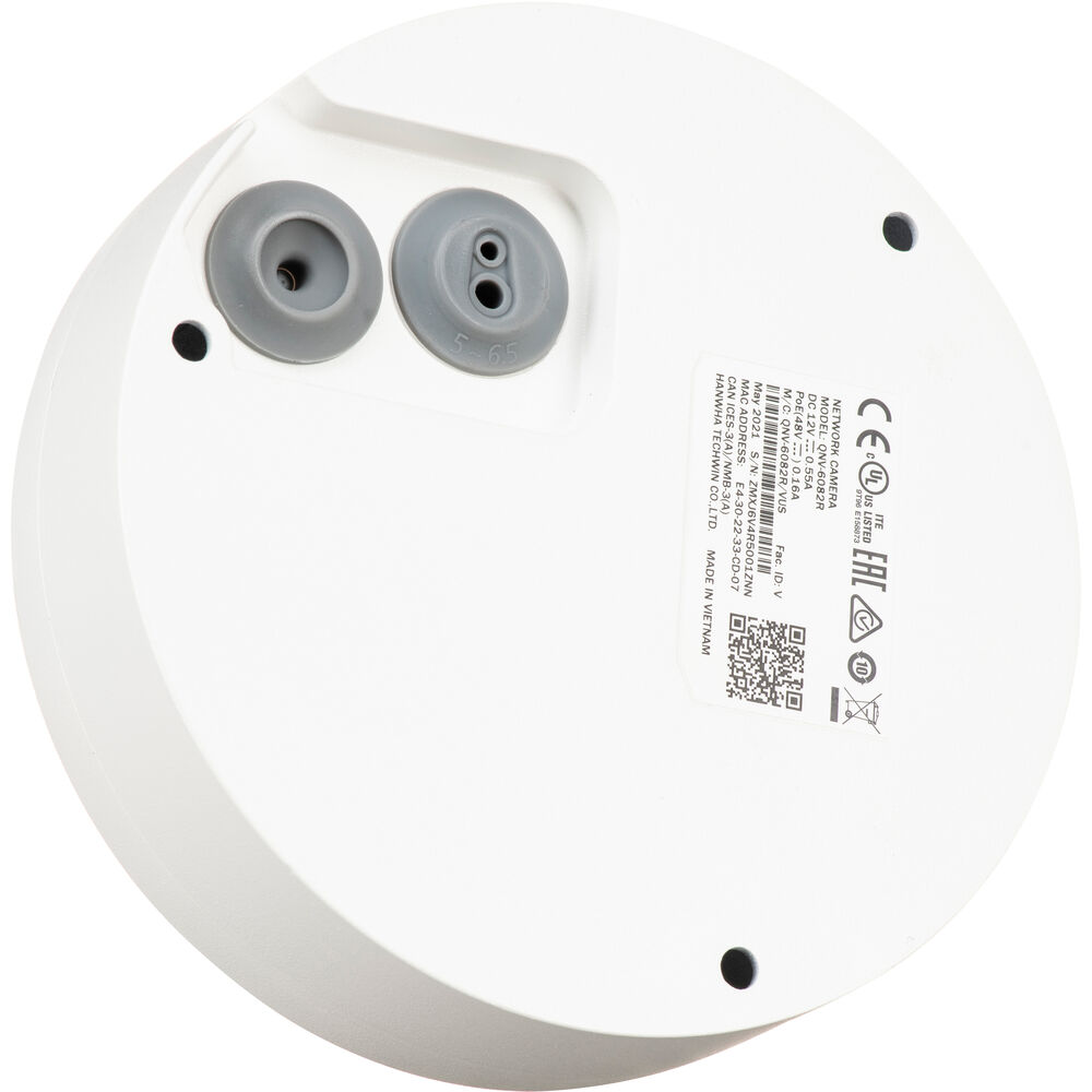 Hanwha Techwin QNV-6082R 2MP PoE IR Full HD IP Security Dome Camera