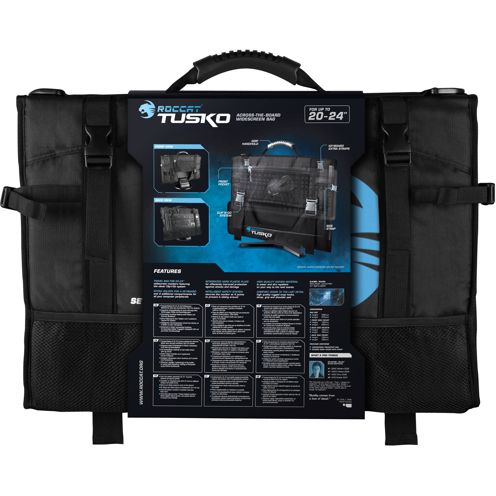 Roccat Tusko (ROC-15-303) Across-the-Board Widescreen Bag