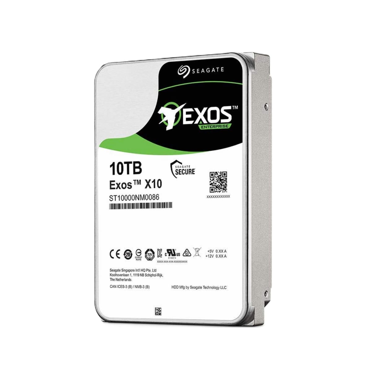 Seagate Exos X10 Enterprise Hard Drive ST10000NM0096 10 TB - SAS 12Gb/s