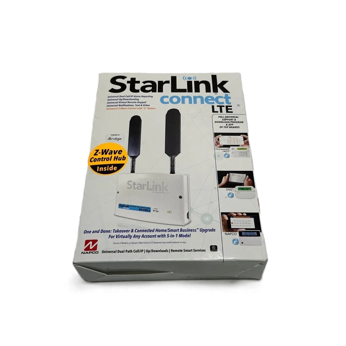 SLE-LTEV-Z - Napco StarLink Connect Universal Dual-Path Internet/Cellular Verizon LTE Alarm Communicator with Z-Wave Automation