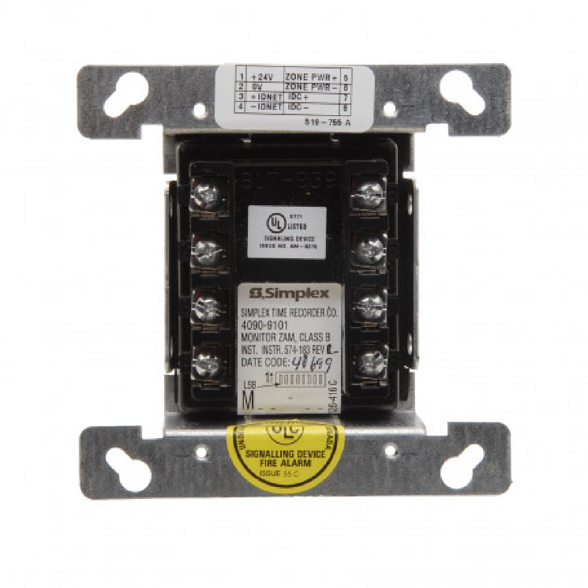 Simplex SP-F1P1-9742 4090-9101 Zone Adapter Module