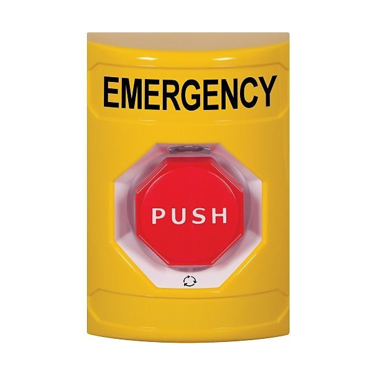 STI SS2229EM-EN Indoor Only Flush or Surface Turn-to-Reset (Illuminated) Stopper Station