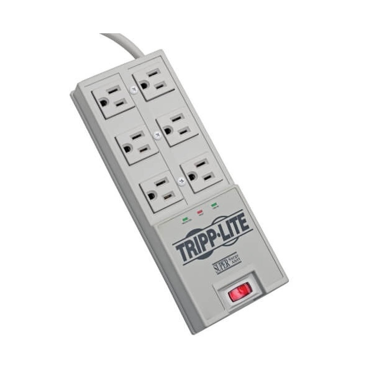 Tripp Lite TR-6 Protect It! 6-Outlet Super Surge Alert Protector, 6-Foot Cord Length
