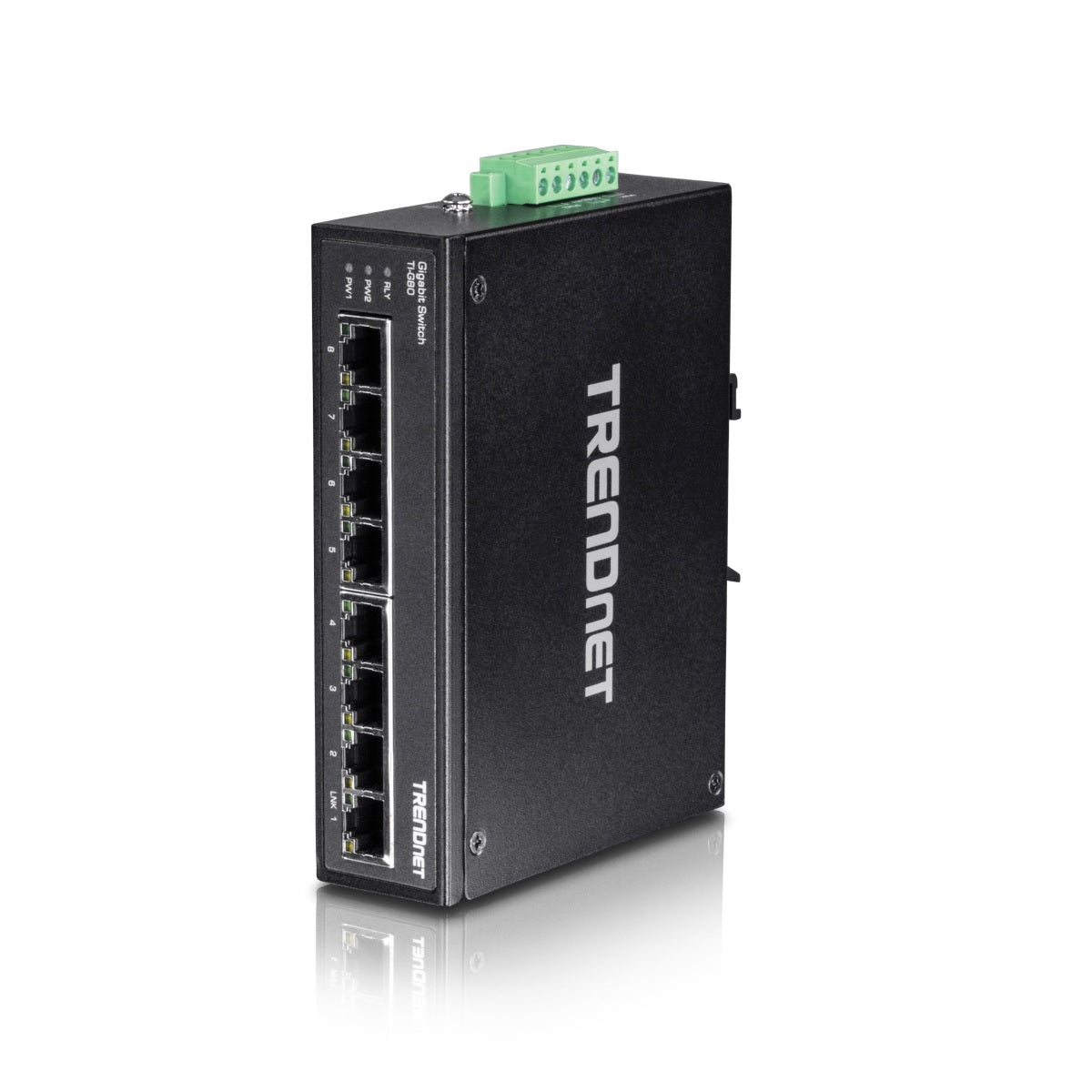 TRENDnet TI-G80 8-port hardened Industrial Gigabit Switch