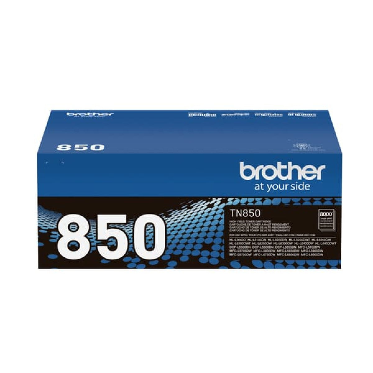 Brother TN850 Black High Yield Toner Cartridge
