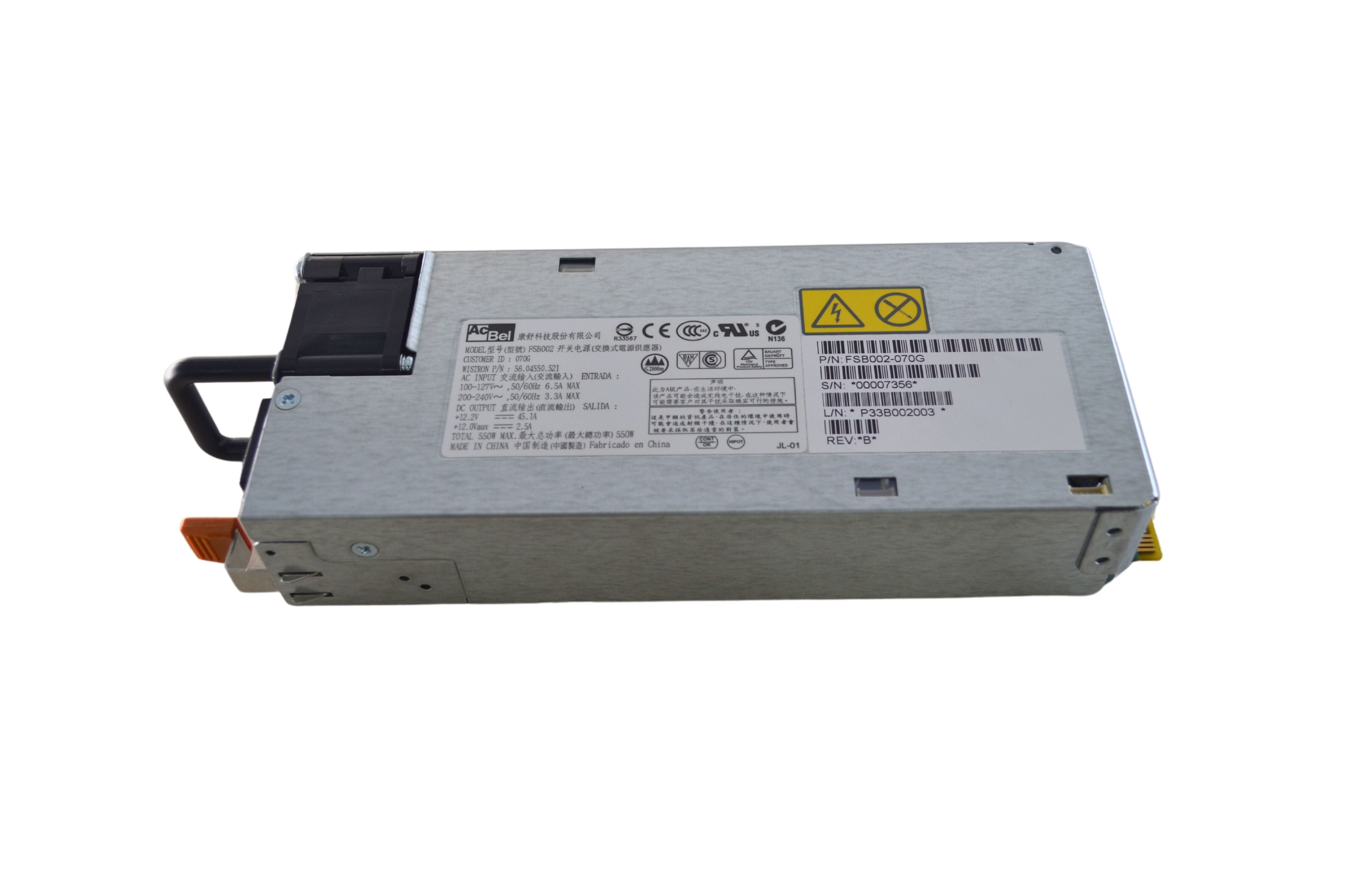 Acbel Polytech FSB002-070G Server - 550W Power Supply