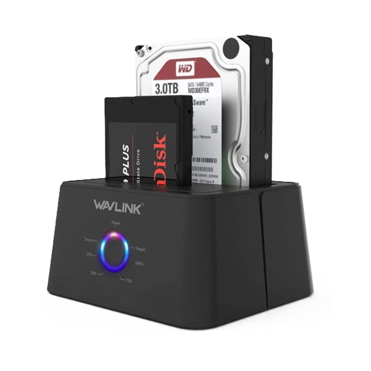 WAVLINK WL-ST334UA Dual Bay Hard Drive Docking Station