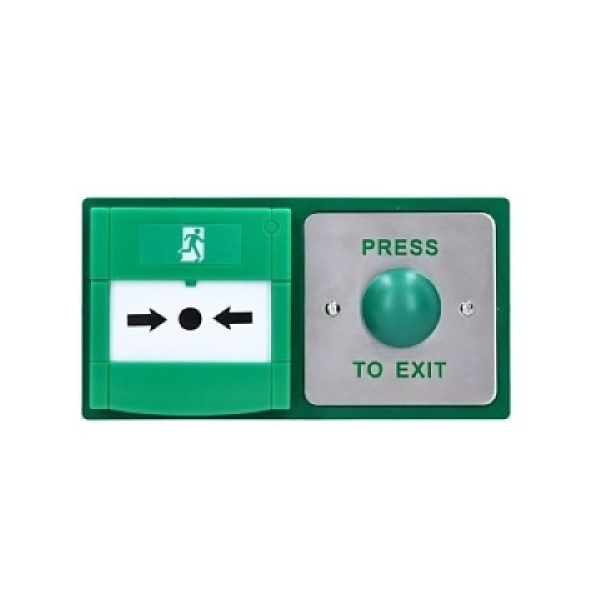 STI WRP2-G-11 Outdoor Reset Point Fire Exit Green