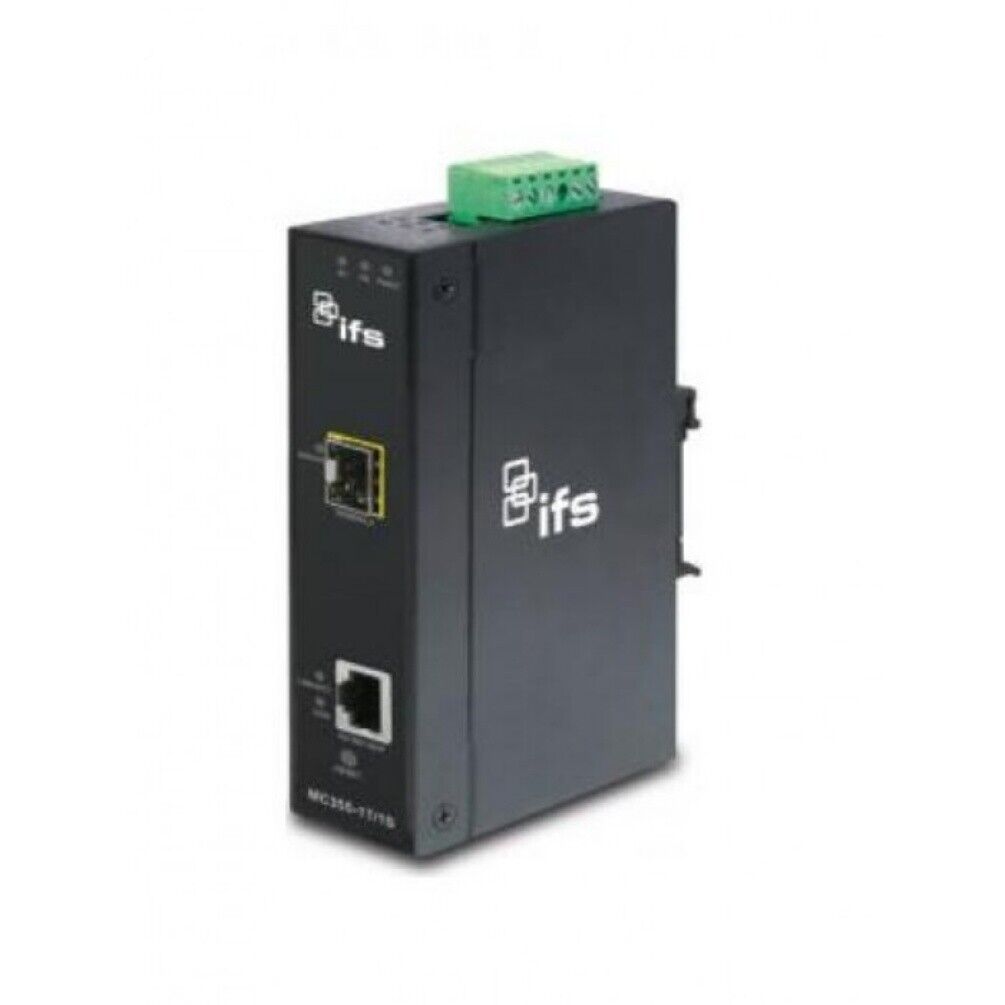 Interlogix MC355-1T-1S IFS Ethernet to SFP Media Converter