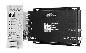 Interlogix VT7430 IFS 4-Channel Digitally Encoded Video Multiplexer