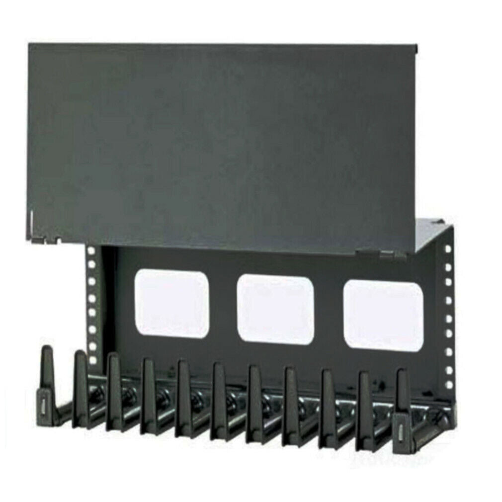 Panduit NCMHAEF4 Horizontal Cable Manager  Black