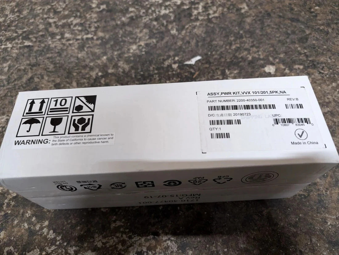 Polycom 2200-40350-001 5 Pack AC Adapter Power Supply For VVX 101/201 Phones