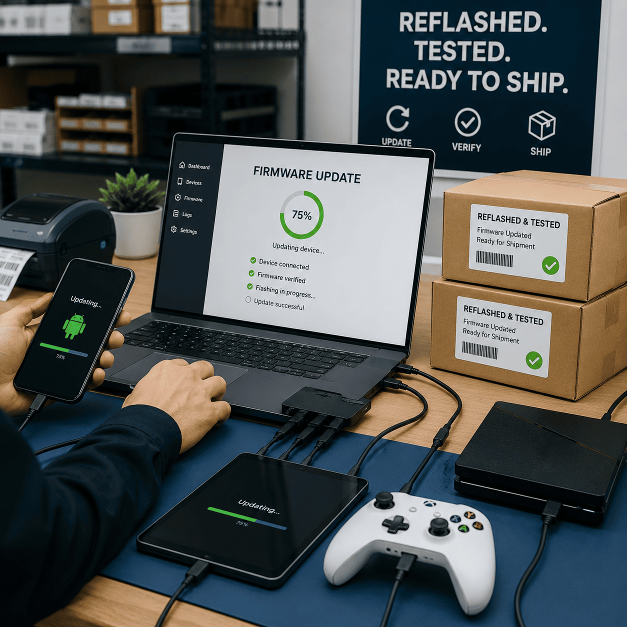 Reflashing Service: Firmware & Software Recovery For Electronics